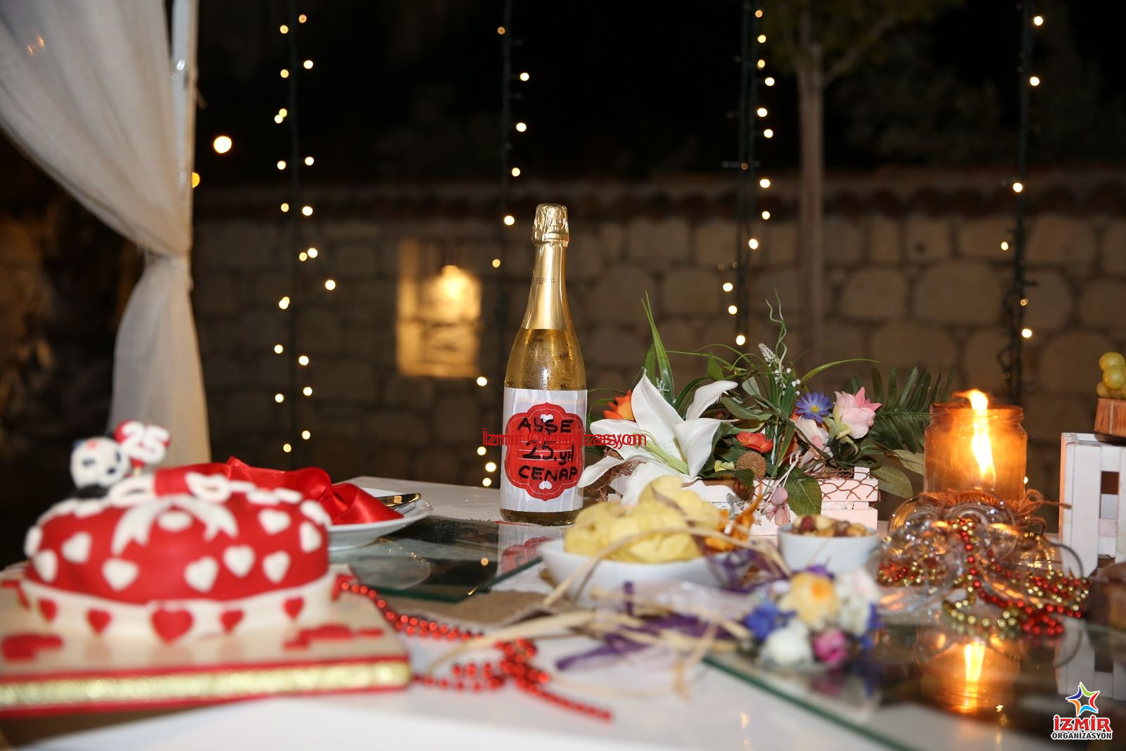 Yıldönümü Masa Süsleme
