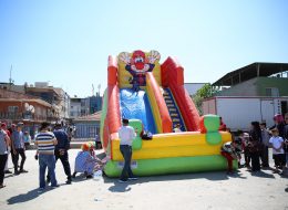 Şenlik Organizasyonu Dev Palyaço Kaydırak Kiralama İzmir