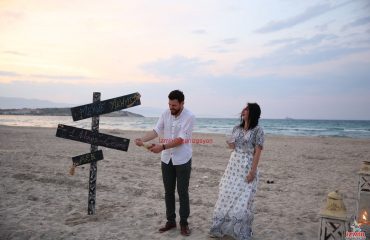 Plajda evlilik teklifi organizasyonu-Sürpriz evlenme teklifi organizasyonu