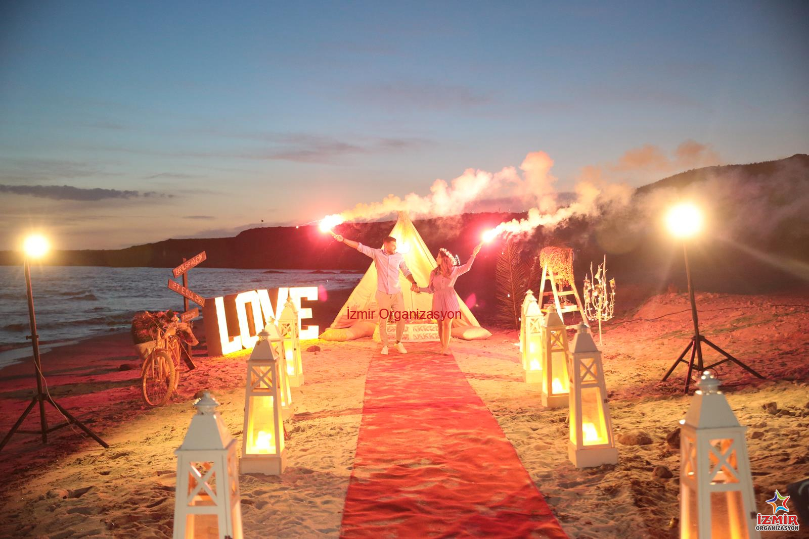 Kumsalda Evlilik Teklifi Organizasyonu - Görsel 4