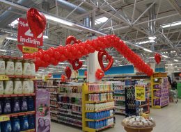 Folyo Uçan Balon ve Zincir Balon Süsleme İzmir