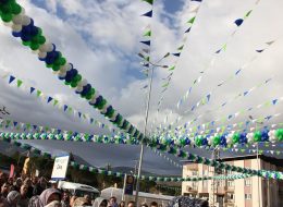 Üçgen Bayrak ve Zincir Balon Süsleme İzmir