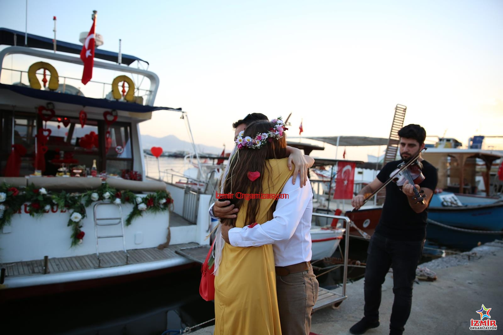 Teknede Evlenme Teklifi Organizasyonu