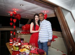 Mutluluk Teknesi’nde evlenme teklifi organizasyonu,