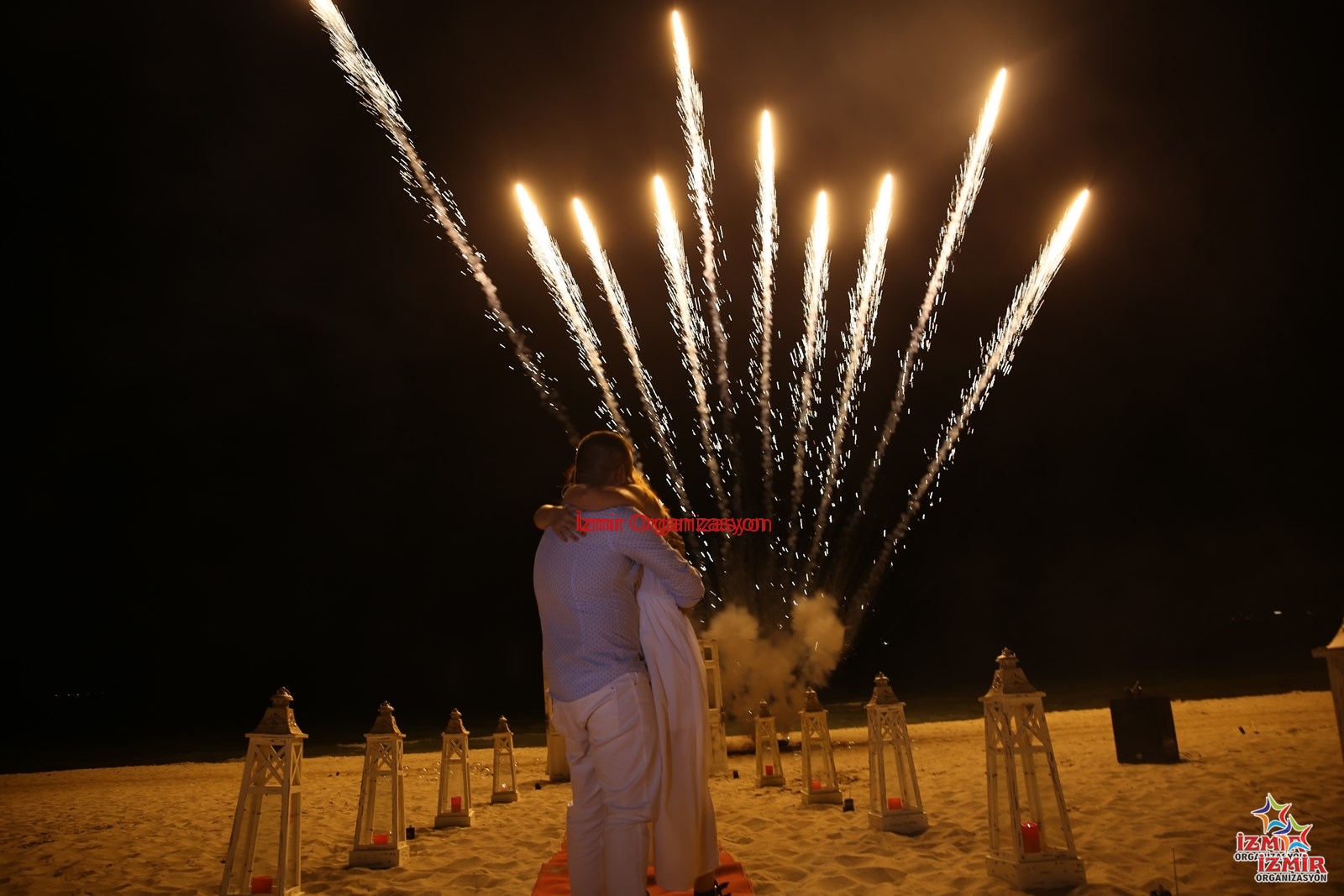 Narlıdere Havai Fişek Gösterisi Narlıdere Yer Volkanı Narlıdere Işıklı Uçan Balon İzmir Organizasyon