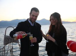 On-board Marriage Bid Organization on board marriage bid organization 3 İzmir Organizasyon After deciding to crown the ties with her girlfriend Zeynep, Miss Zeynep wanted to organize a marriage proposal organization that she could not forget, and communicated with us for this. Mr Caner , who wants to prepare a surprise that will last for years, made a presentation with photographs and video images of our beautiful marriage proposal organizations that we have done before. Mr.Caner said that he wanted the marriage proposal organization to be as romantic as he wanted it to be, and extraordinary and unforgettable. We strengthened our presentations in the direction of this statement, and because of Caner gender sea passion, Zeynep believed that she wanted to marry the lady on the boat. We started to shape the details of the marriage proposal organization. While the surprise marriage proposal that will start in the sunset was shaping the organization, Miss Zeynep was supposed to be news from everything. For Mr. Caner, there was just the excitement waiting for the day that the proposal was to take place, and we started to work on all the details. On-board Marriage Bid Organization on board marriage bid organization 3 İzmir Organizasyon