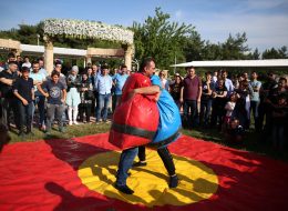 Aile Günü Organizasyonu Sumo Güreşi Oyunu Kiralama İzmir