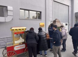 Tolon Makina İzmir Çiğli AOSB Fabrikası Bahçesinde Yılbaşı Partisi Organizasyonu